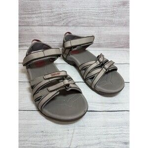TEVA WOMEN TIRRA SIMPLY TAUPE STRAPPY SPORTS SANDALS US 7.5/ EU 38.5/ UK 6